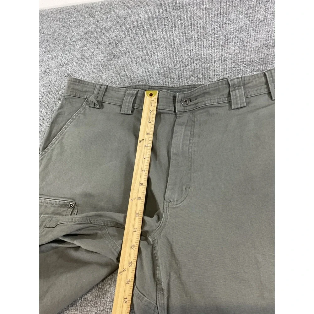Duluth Trading Flex Fire Hose Cargo Shorts Men's 42 Relaxed Fit Gray Utility